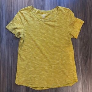 Old Navy Striped Yellow Top